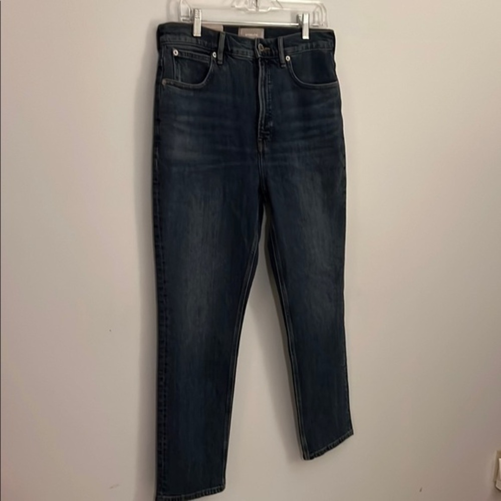 Everlane The Way-High Slim Jeans | Size 30 Short | High Rise | Dark Wash | NWT